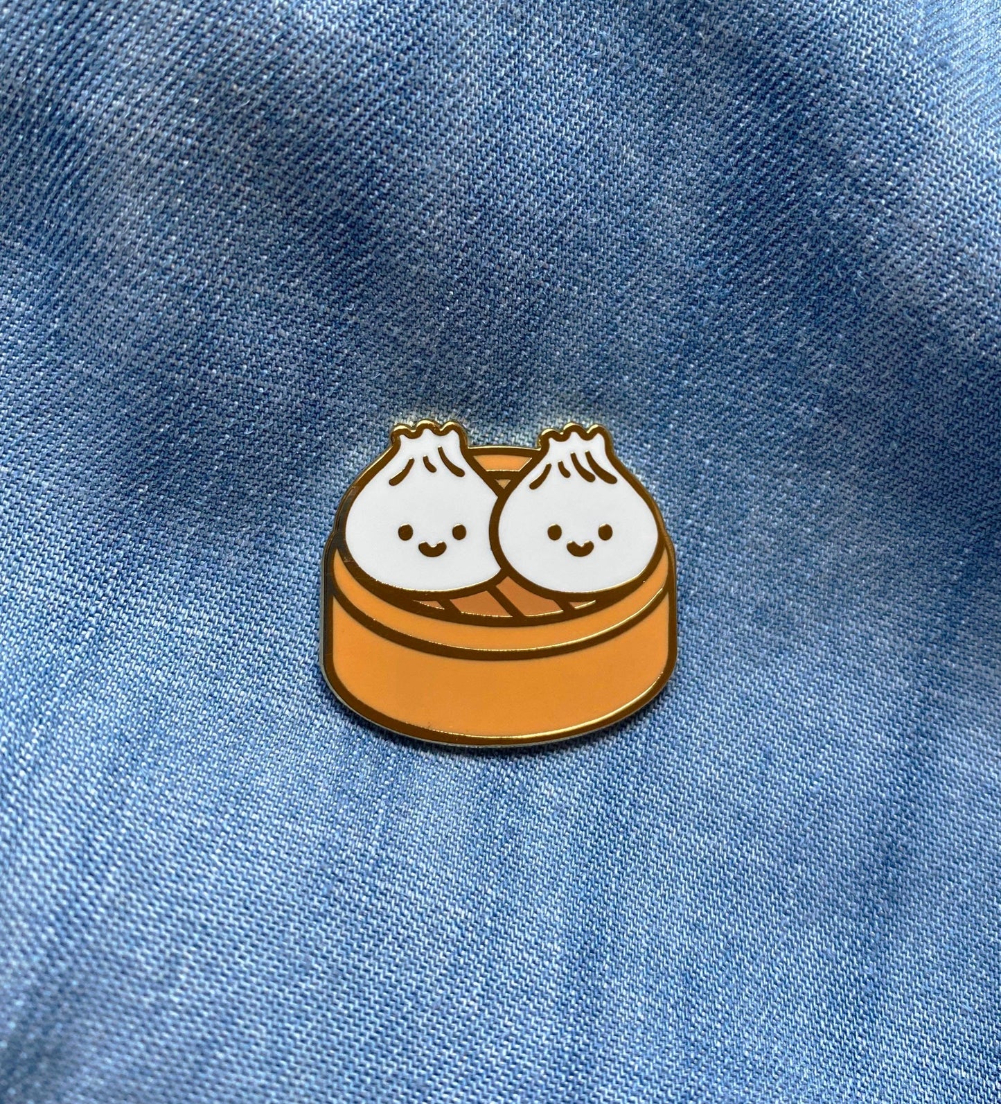 Dumpling Bao Enamel Pin