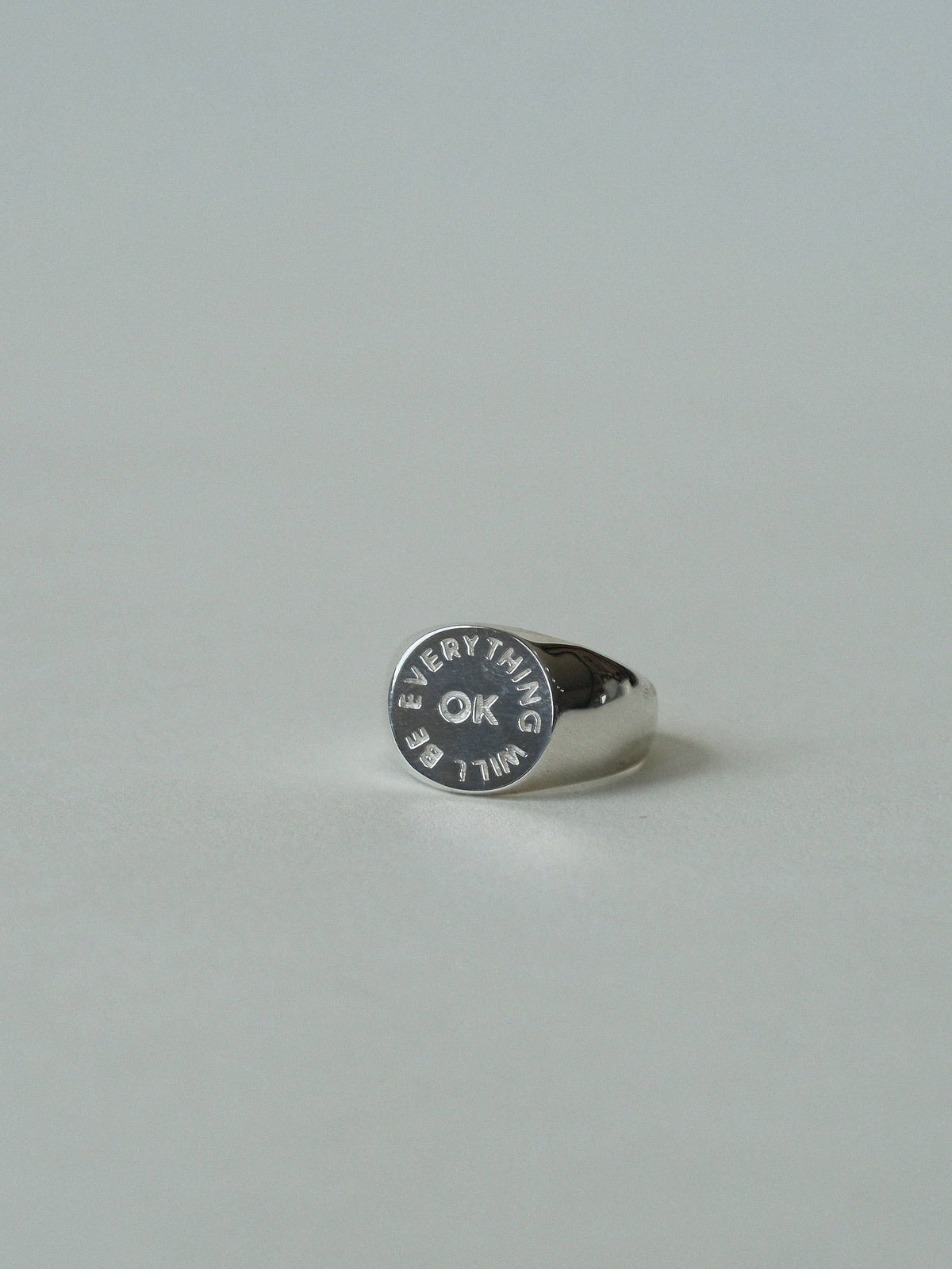 "Everything Will Be OK" Signet Ring