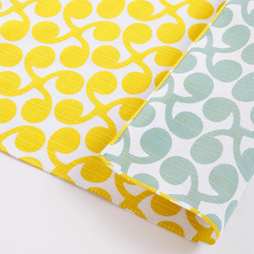 Furoshiki Sprout, Reversible in Yellow and Green