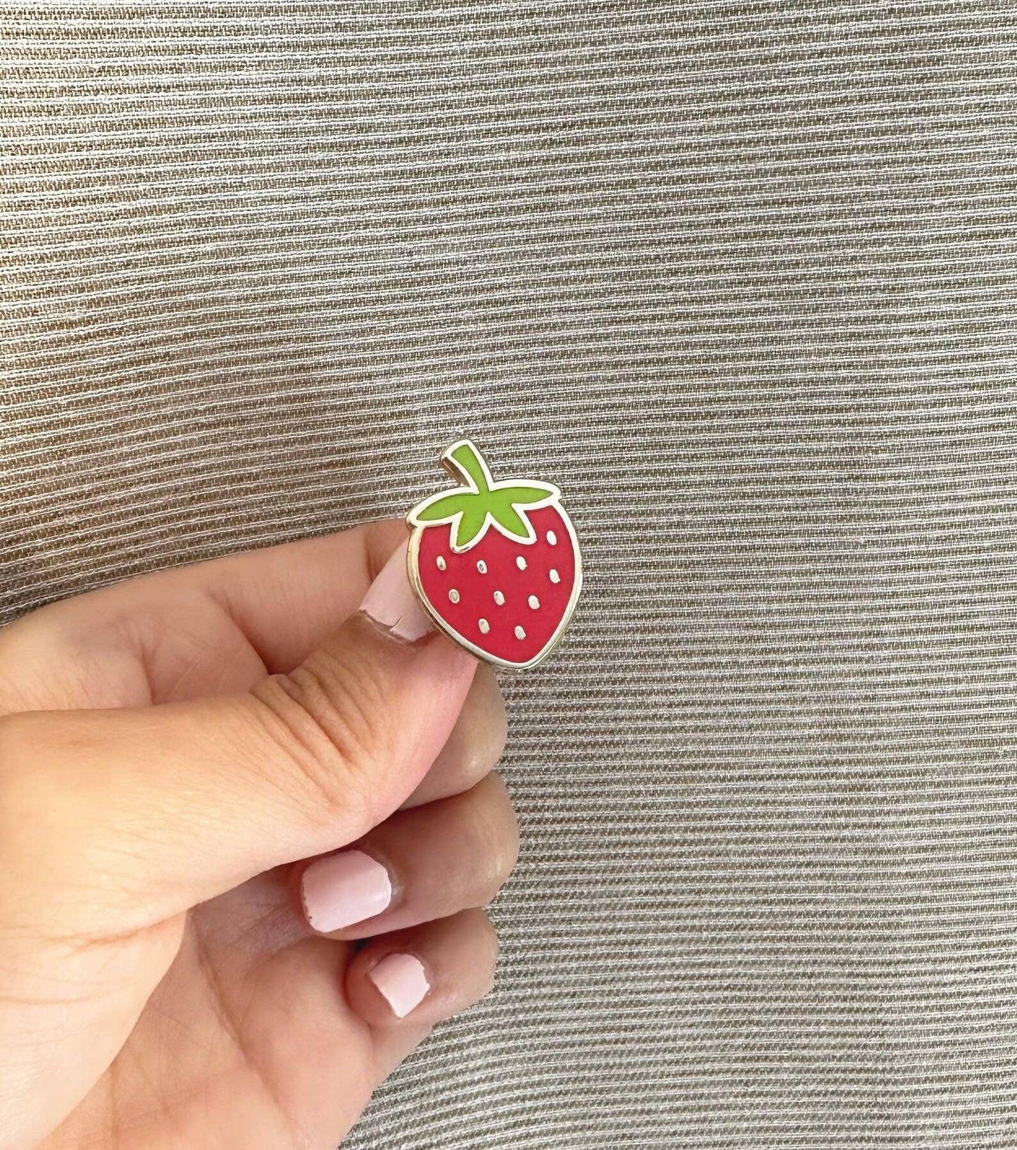 Red Strawberry Pin