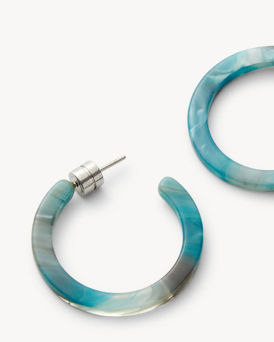 Jadeite Mini Hoops Earrings