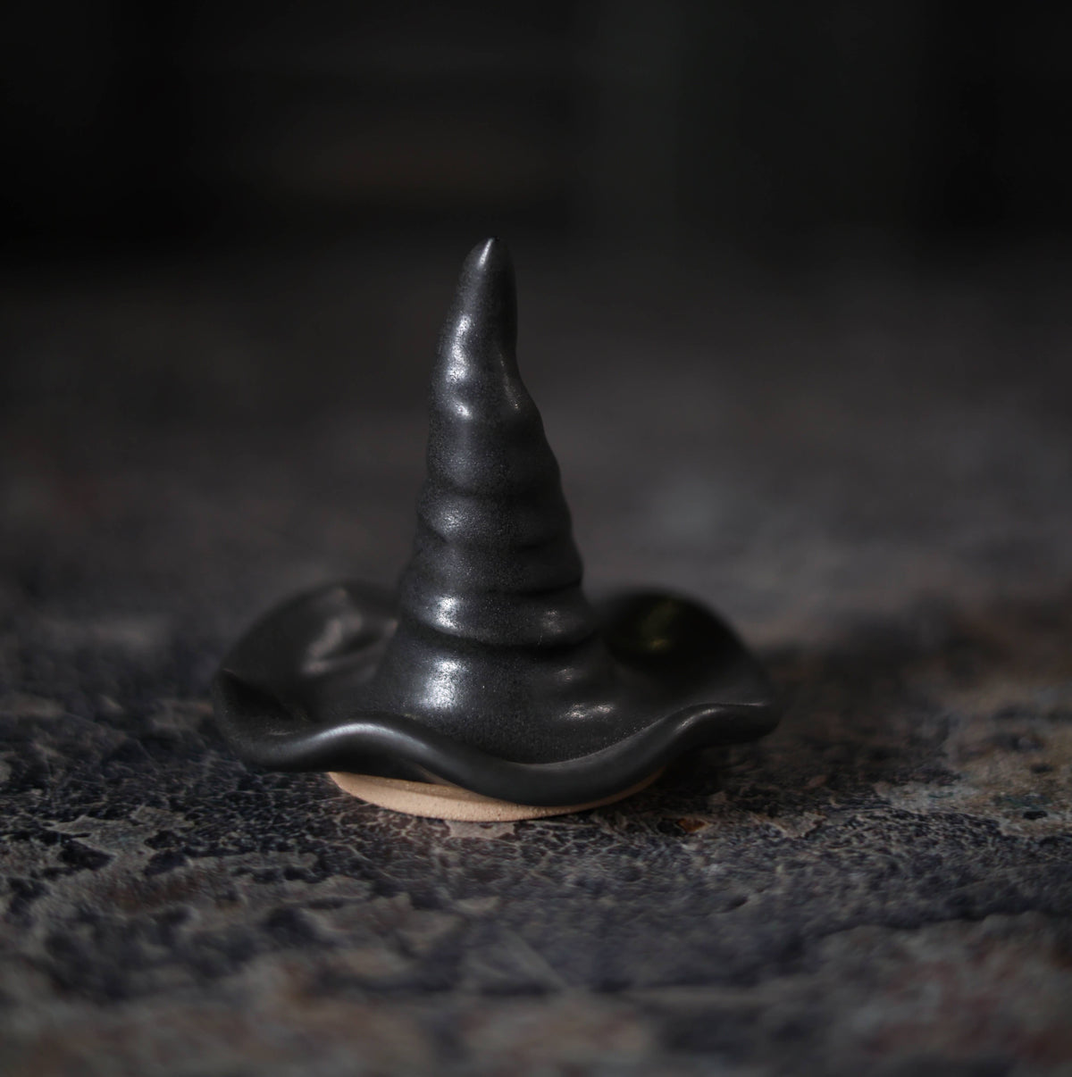 Ceramic Witch Hat Ring Holder, Handmade