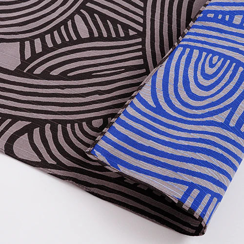 Furoshiki Knot Gray/Blue, Reversible