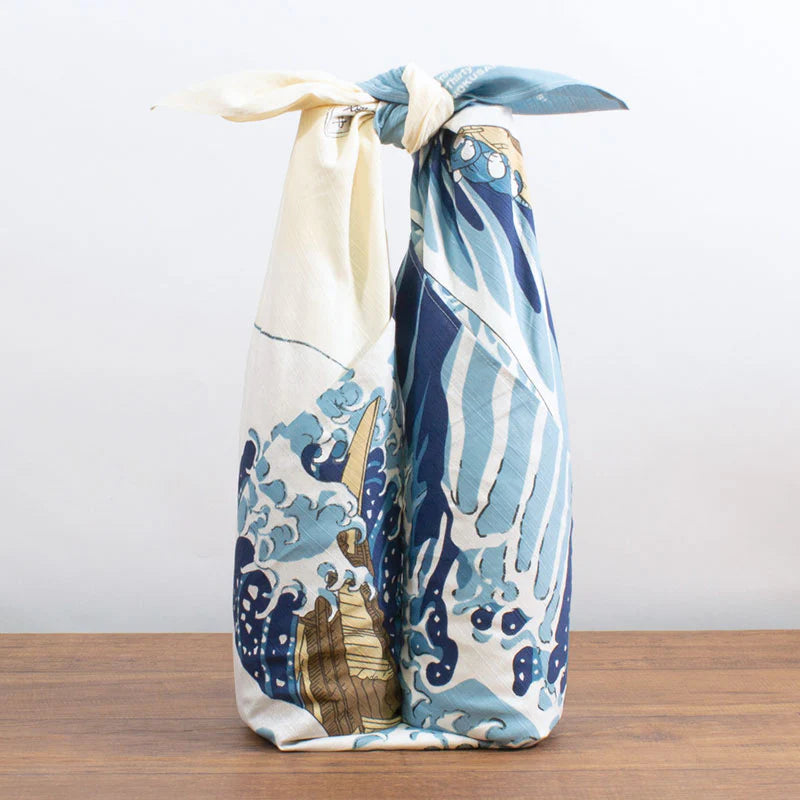Furoshiki The Great Wave by Hokusai