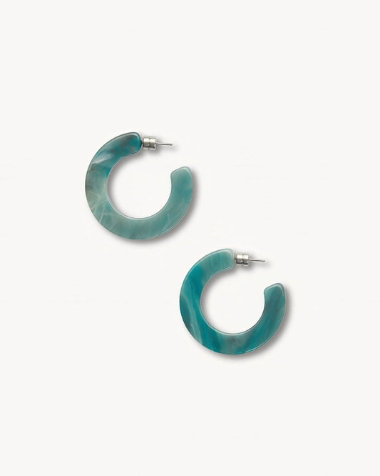 Jadeite Kate Hoops Earrings