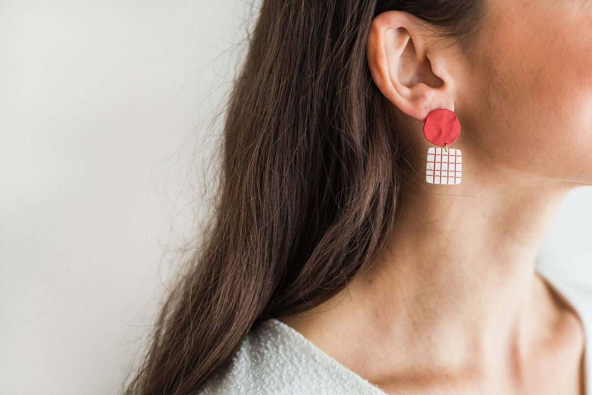 Lattice Poppy Earrings