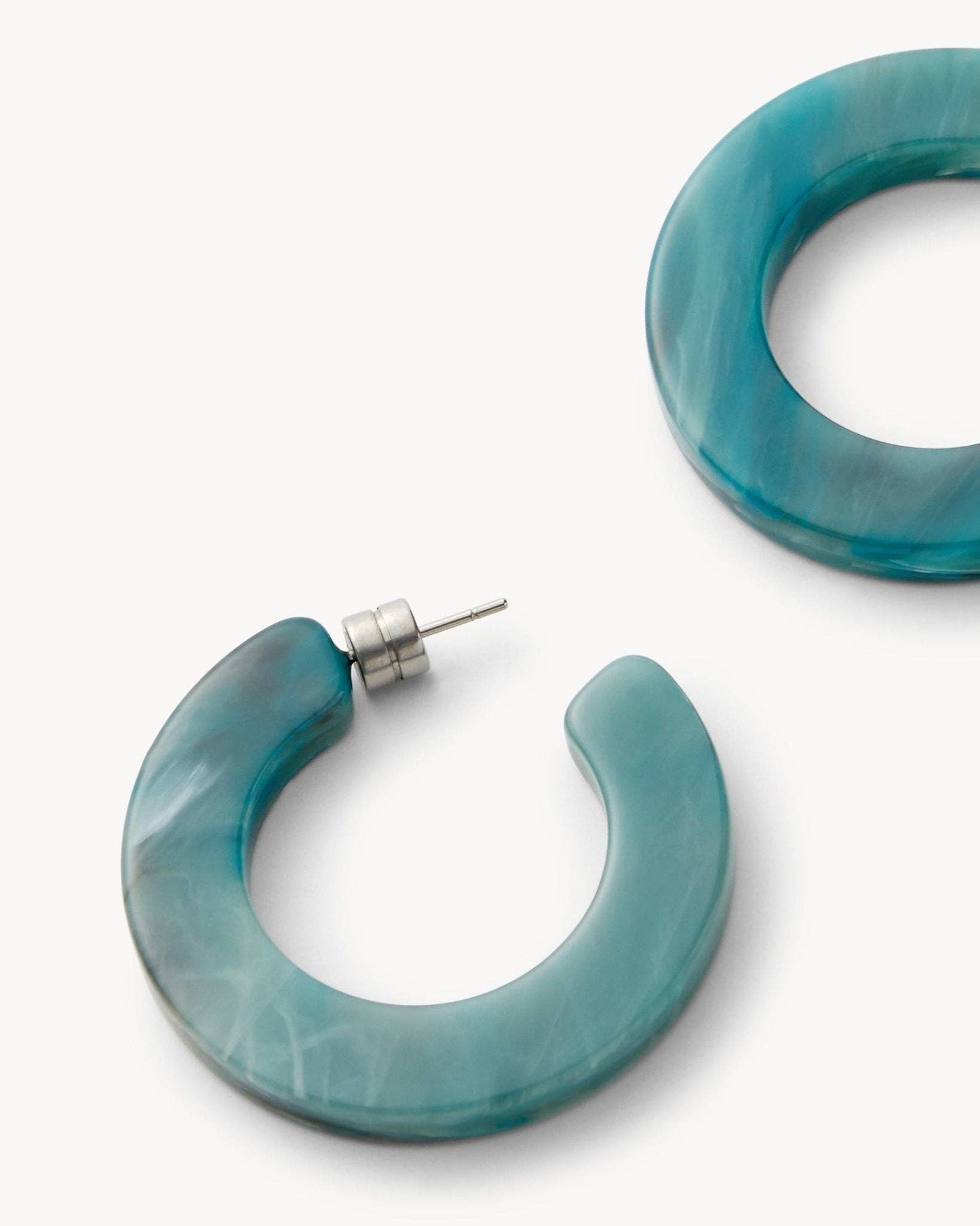 Jadeite Kate Hoops Earrings