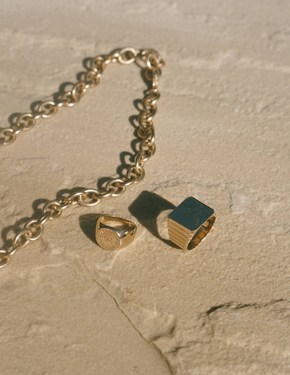 "Everything Will Be OK" Signet Ring
