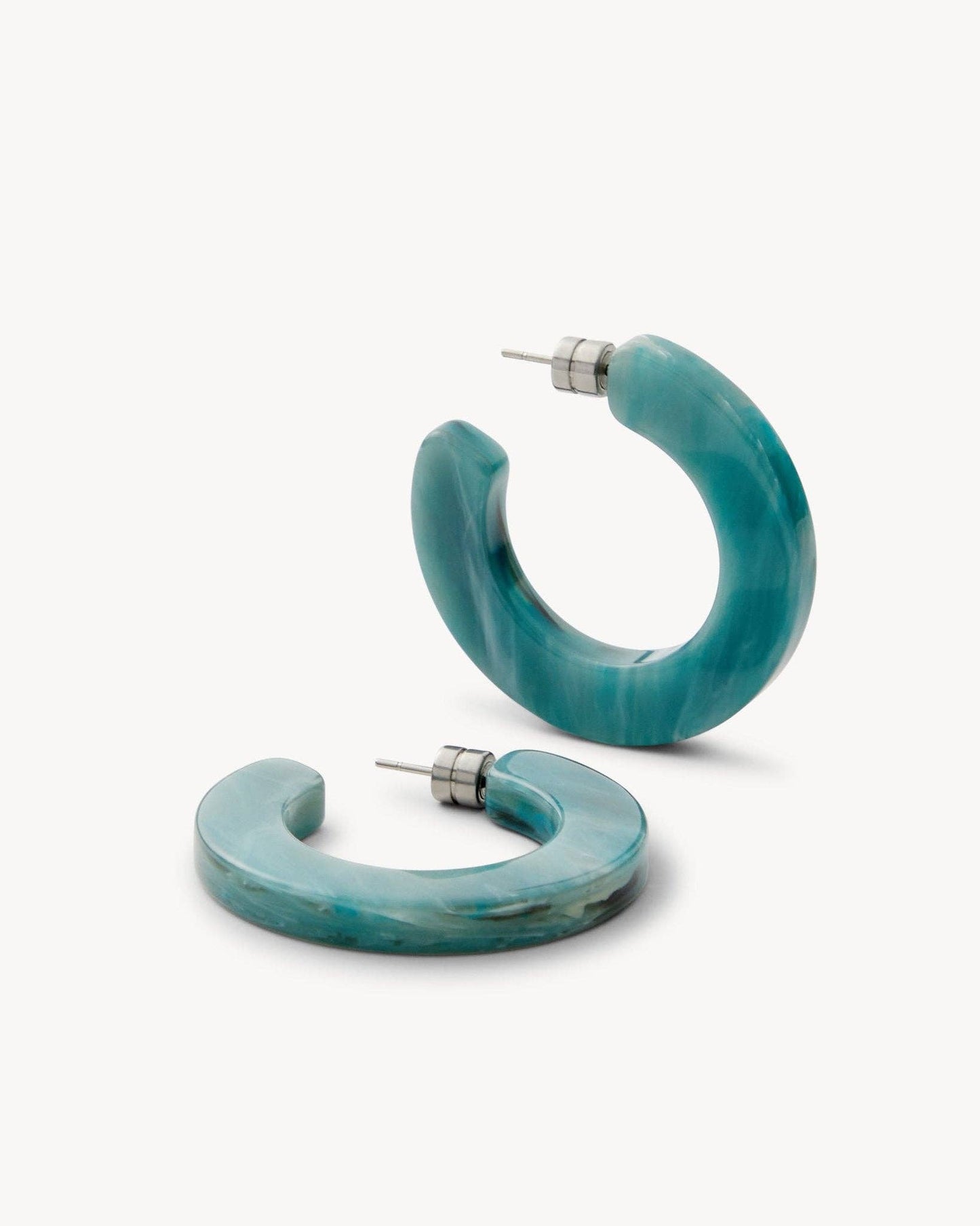 Jadeite Kate Hoops Earrings
