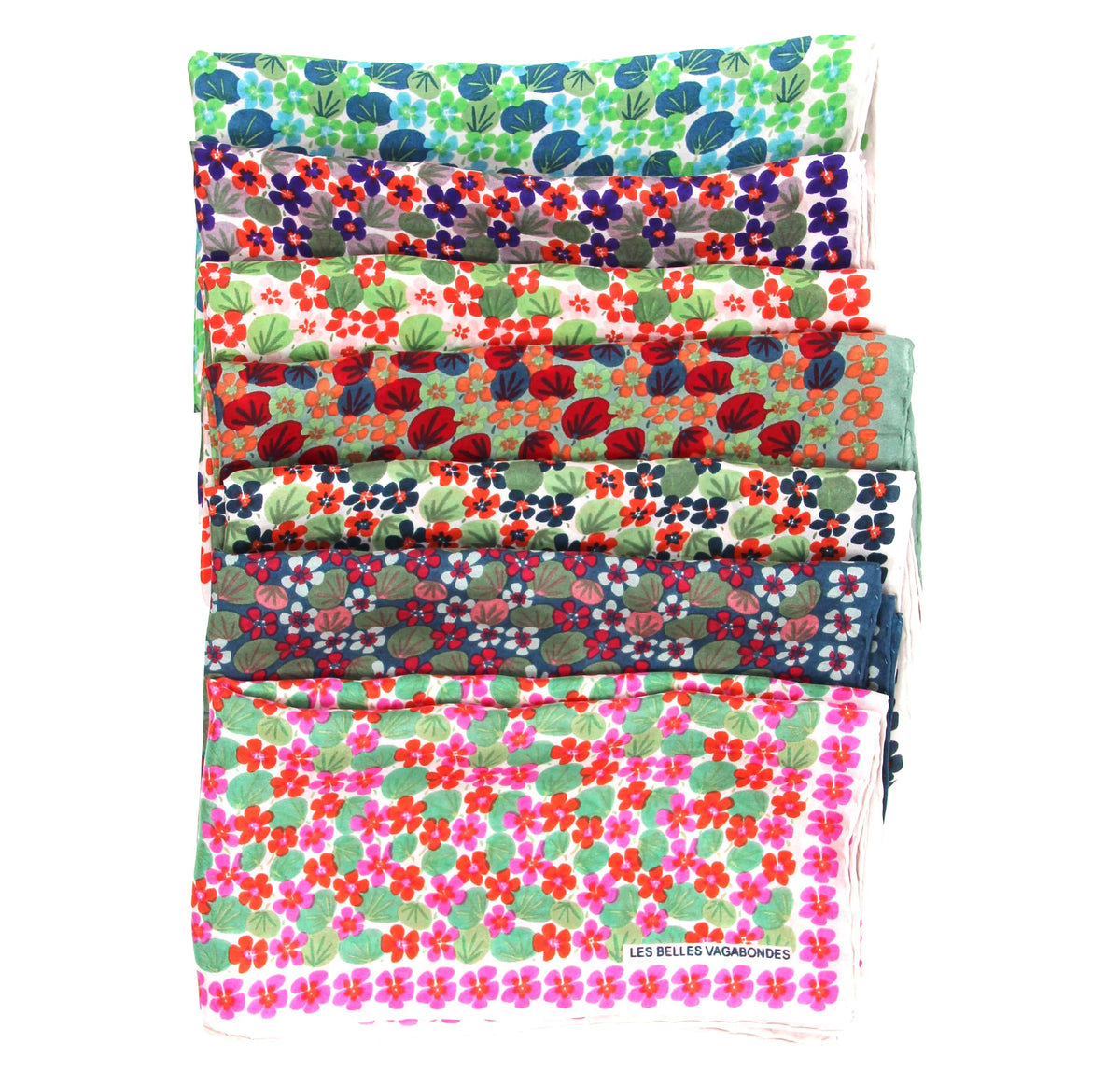 Capucine Plum Silk Bandana Scarf
