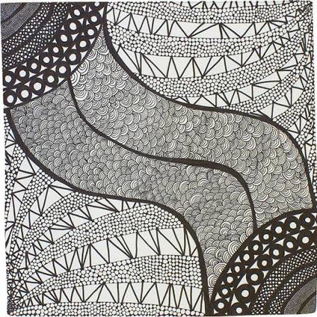 Art Brut Wind Gray Furoshiki S