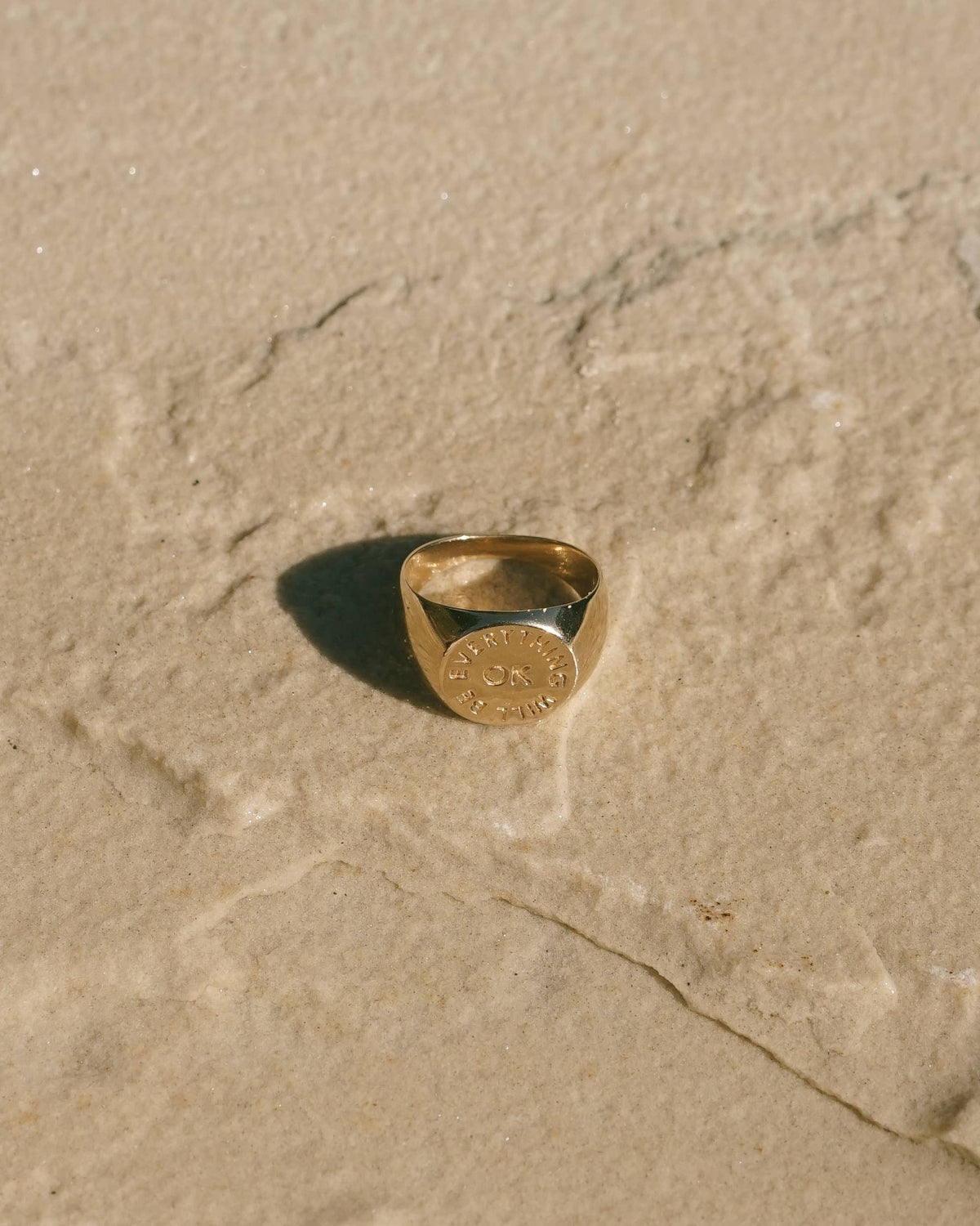 "Everything Will Be OK" Signet Ring