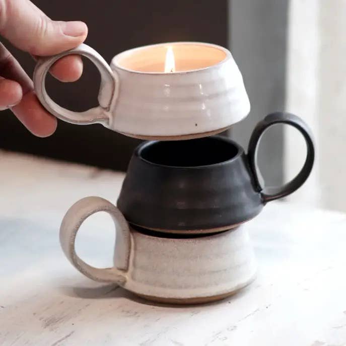 Tea Lite Candle Holder, Handmade