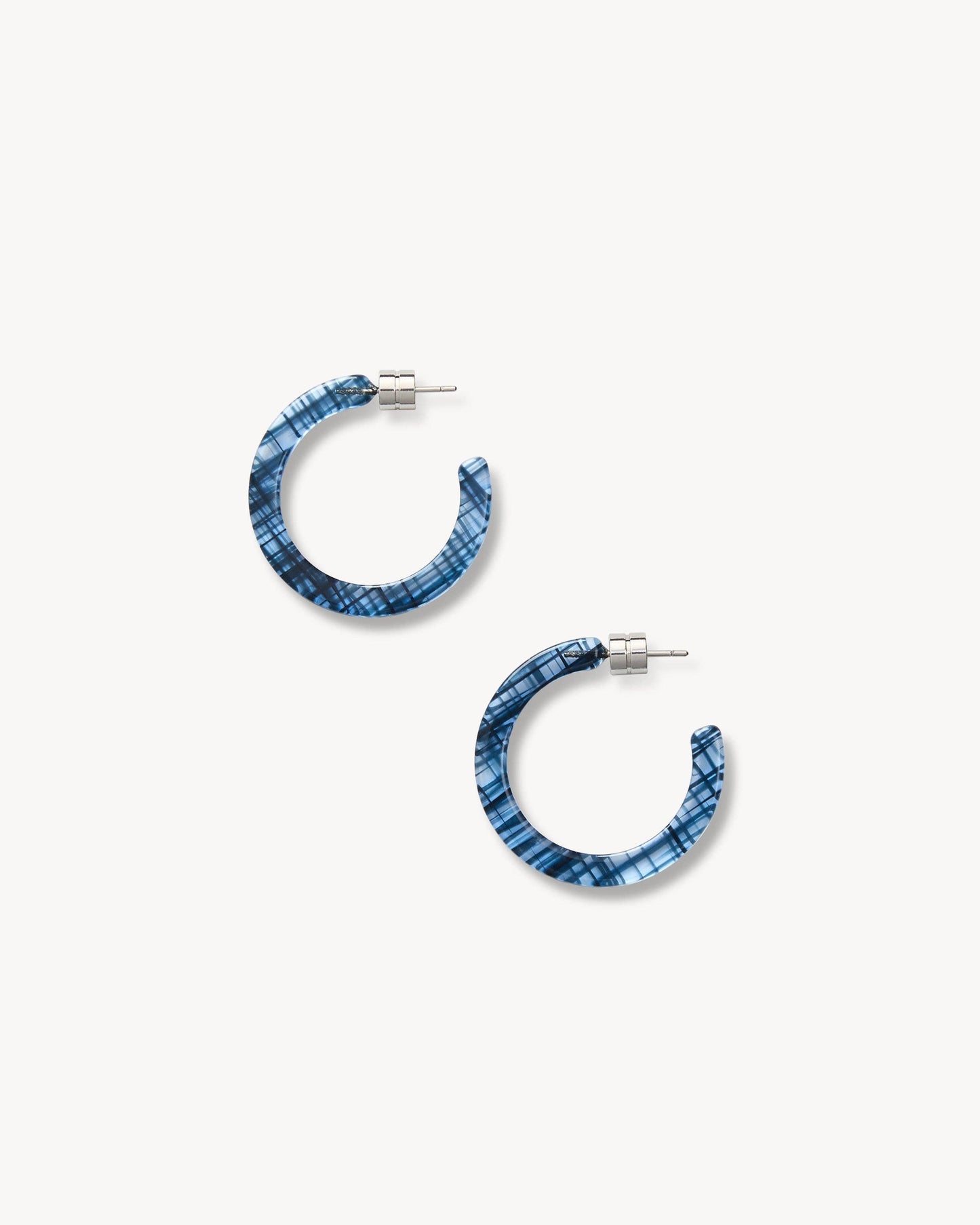 Chambray Mini Hoops Earrings