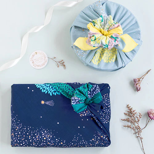 M Star Forest Navy Furoshiki