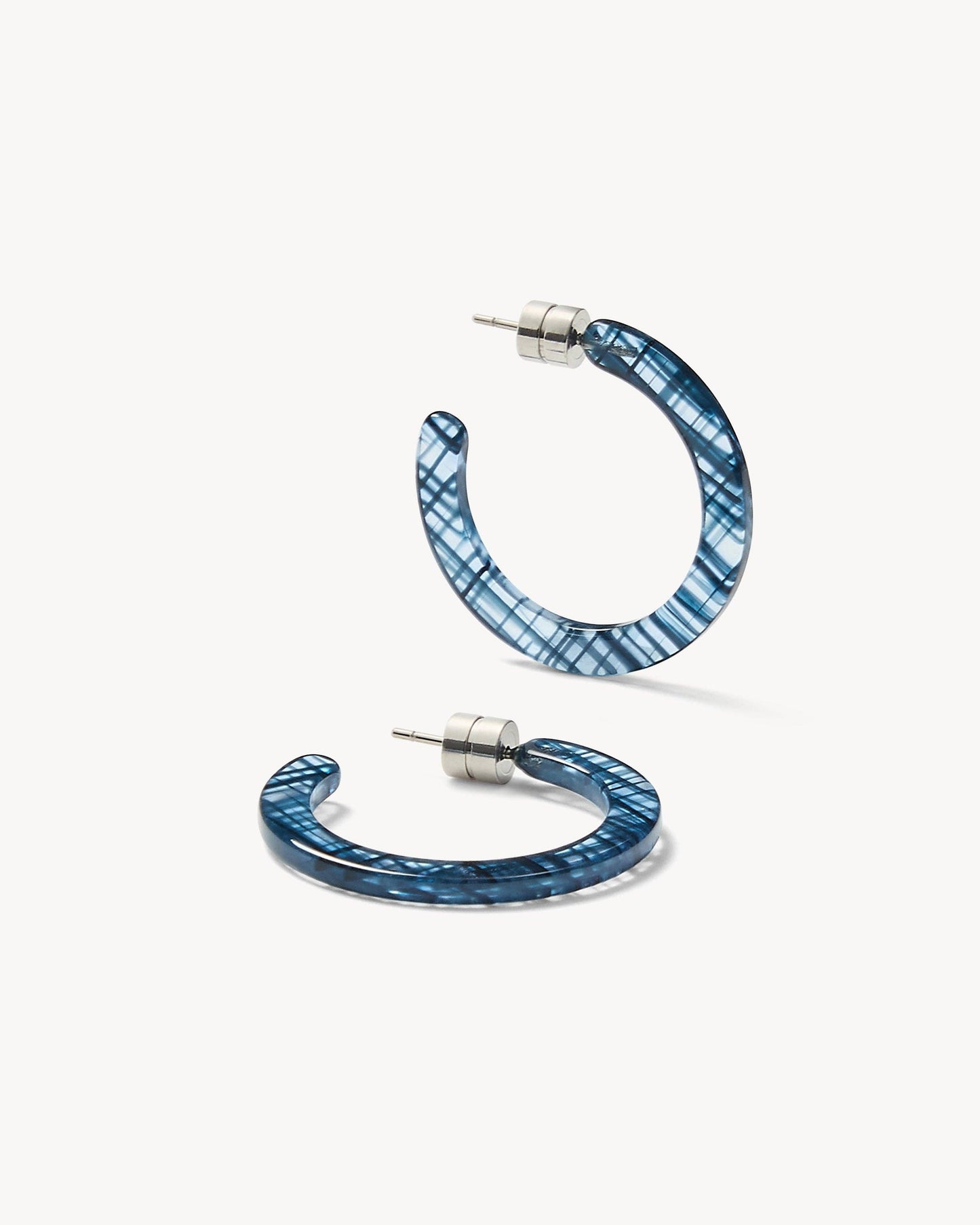 Chambray Mini Hoops Earrings