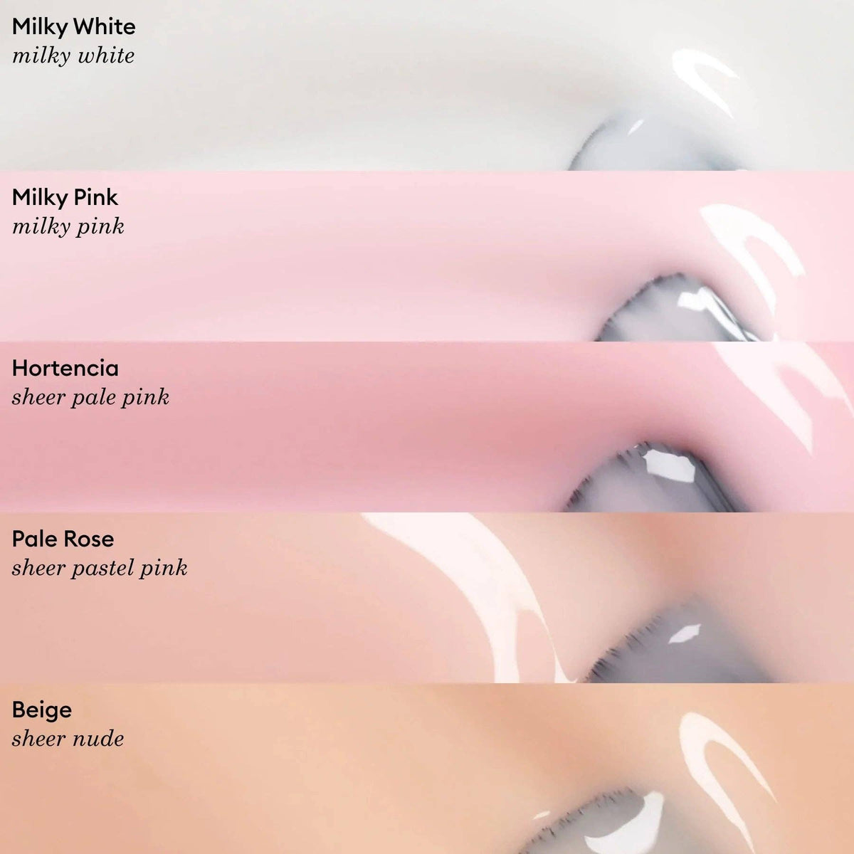Pale Rose - Green Nail Polish