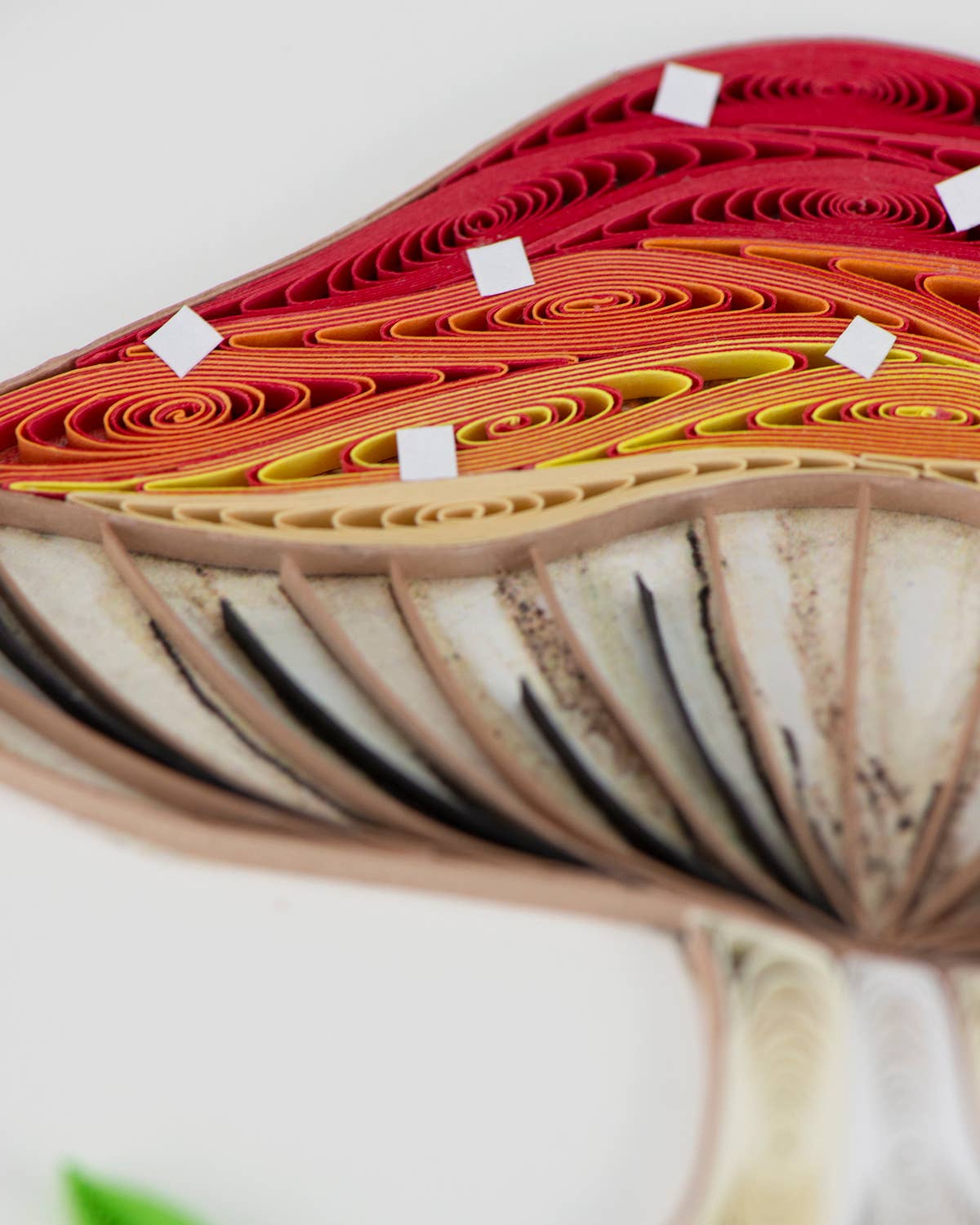 Quilled Wild Mushroom Greeting Card