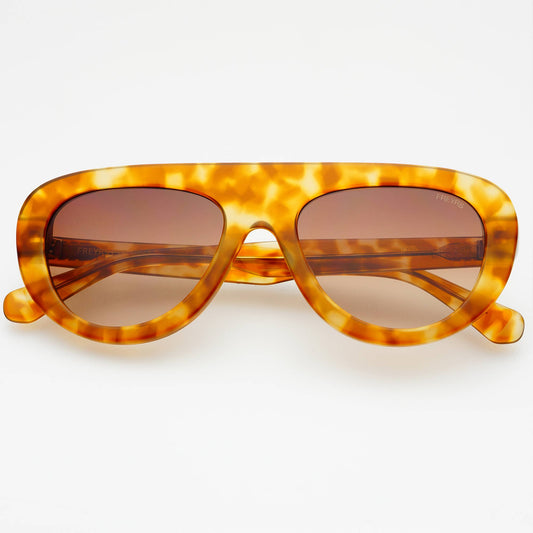 Jetsetter Acetate Women's Aviator Sunglasses - Honey Tortoise