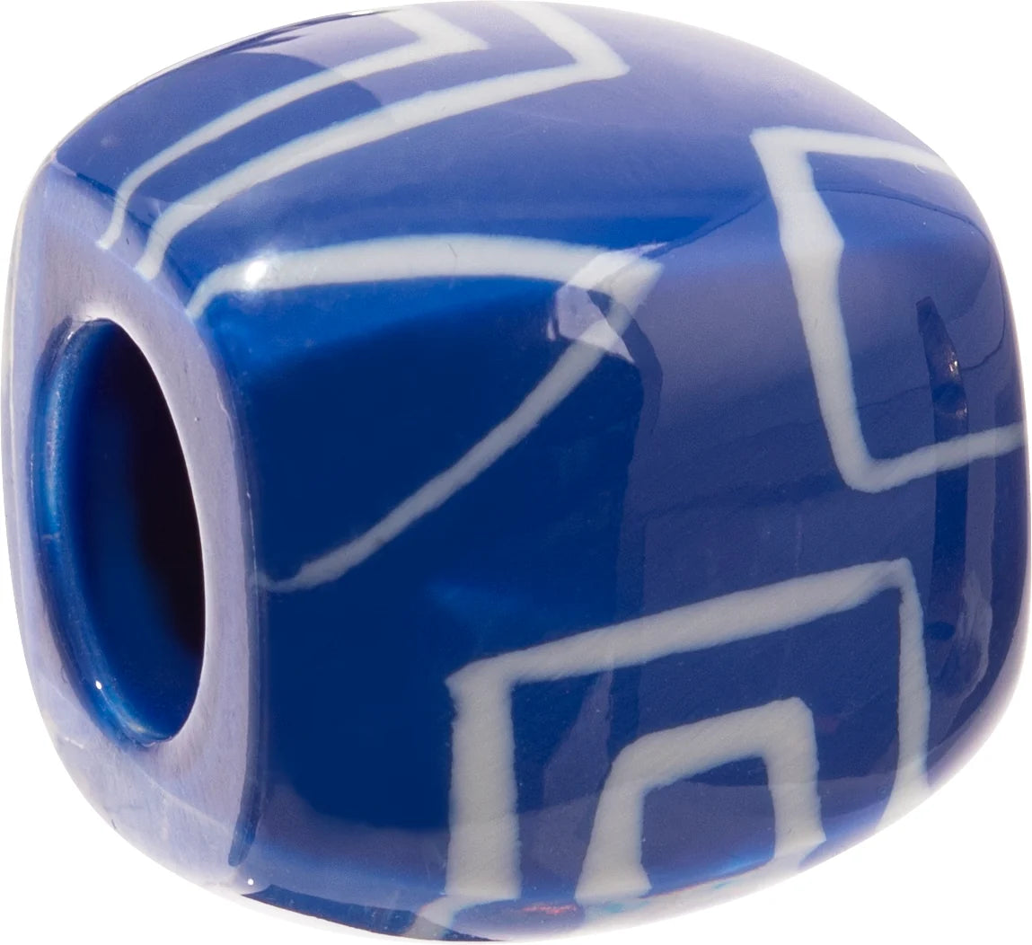 Aztec Blue Chevron Bead
