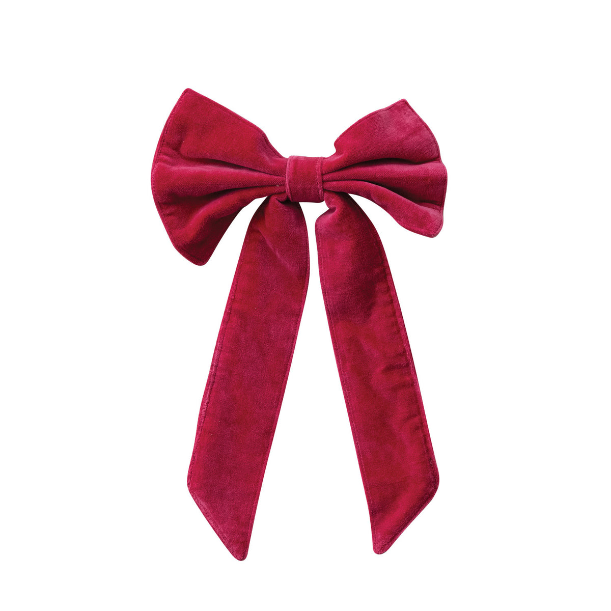 Velvet Clip-on Bow