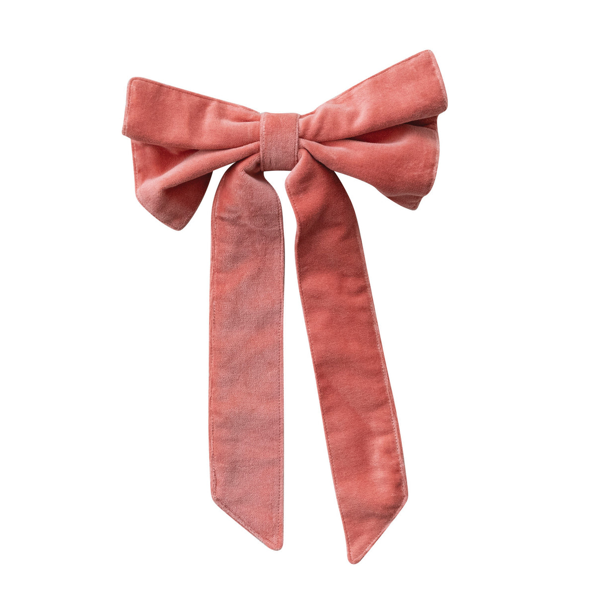 Velvet Clip-on Bow
