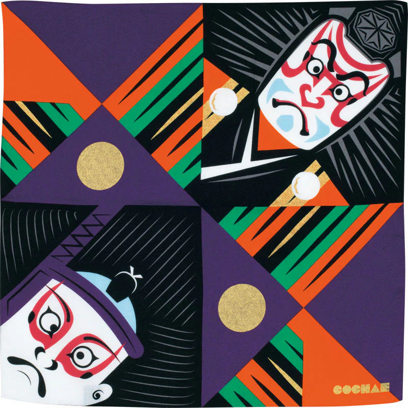 Furoshiki Sukeroku Faces, Kabuki