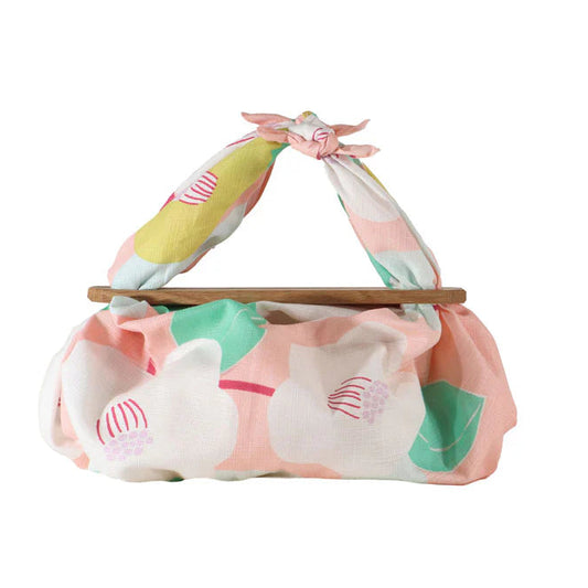 Camellia Flowers Furoshiki Patchin Bag