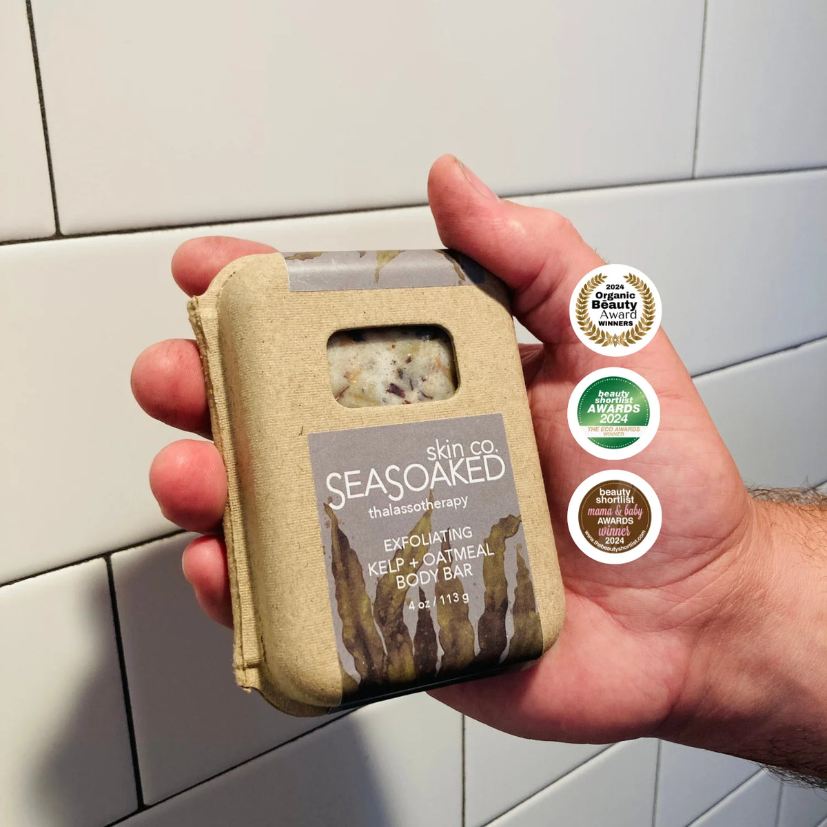 Kelp + Oatmeal Body Bar