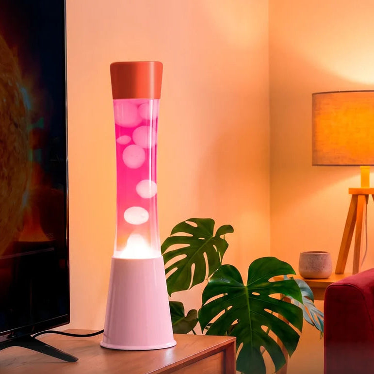 Tower Lava Lamp Pink/Red