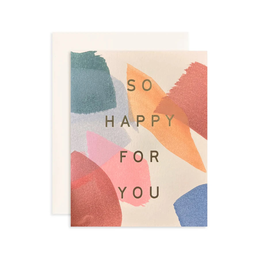 "So Happy for You" Opaline Card