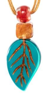 Foliage Leaf Pendant Necklace