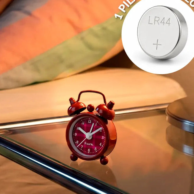 Retro Mini Alarm Clock - Garnet
