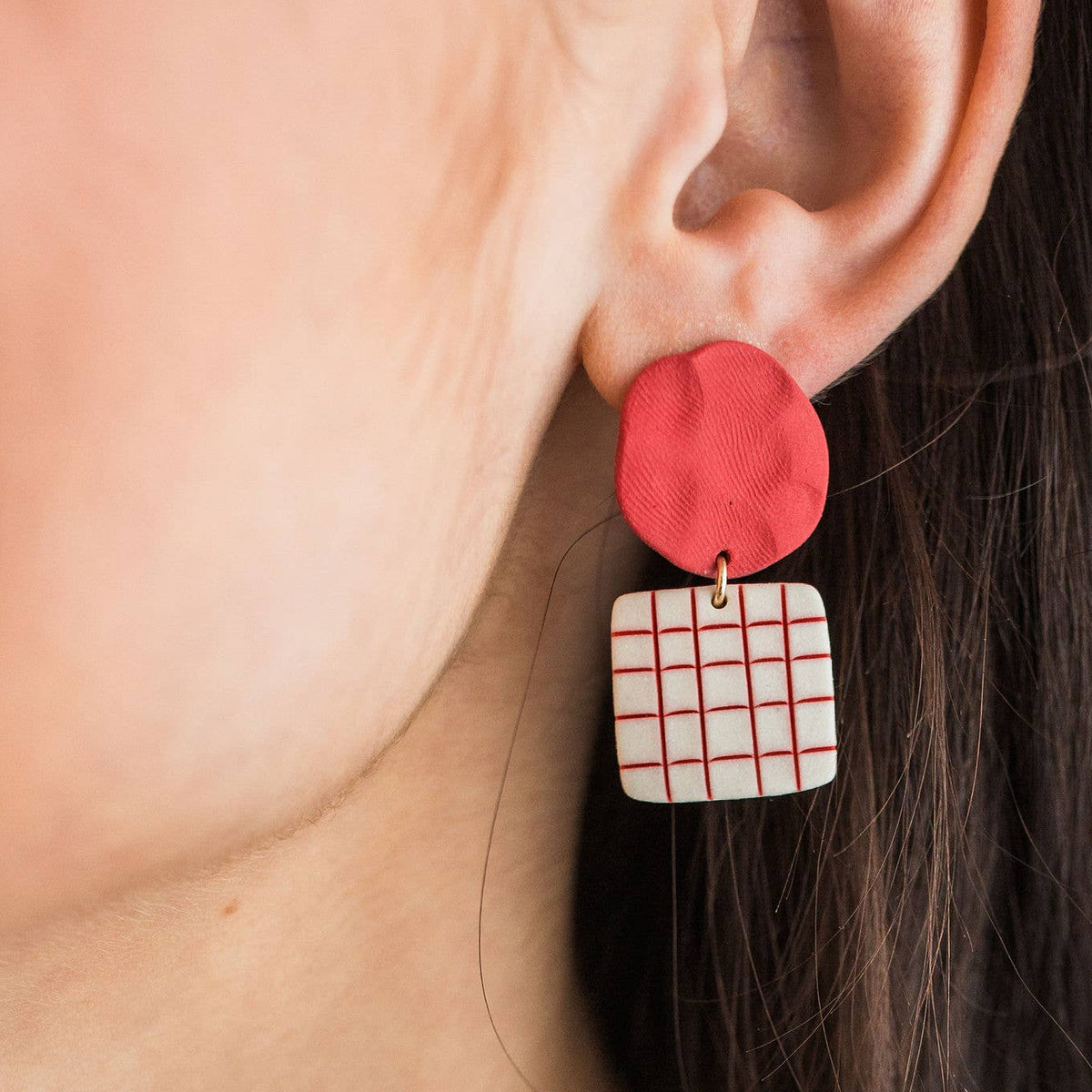 Lattice Poppy Earrings
