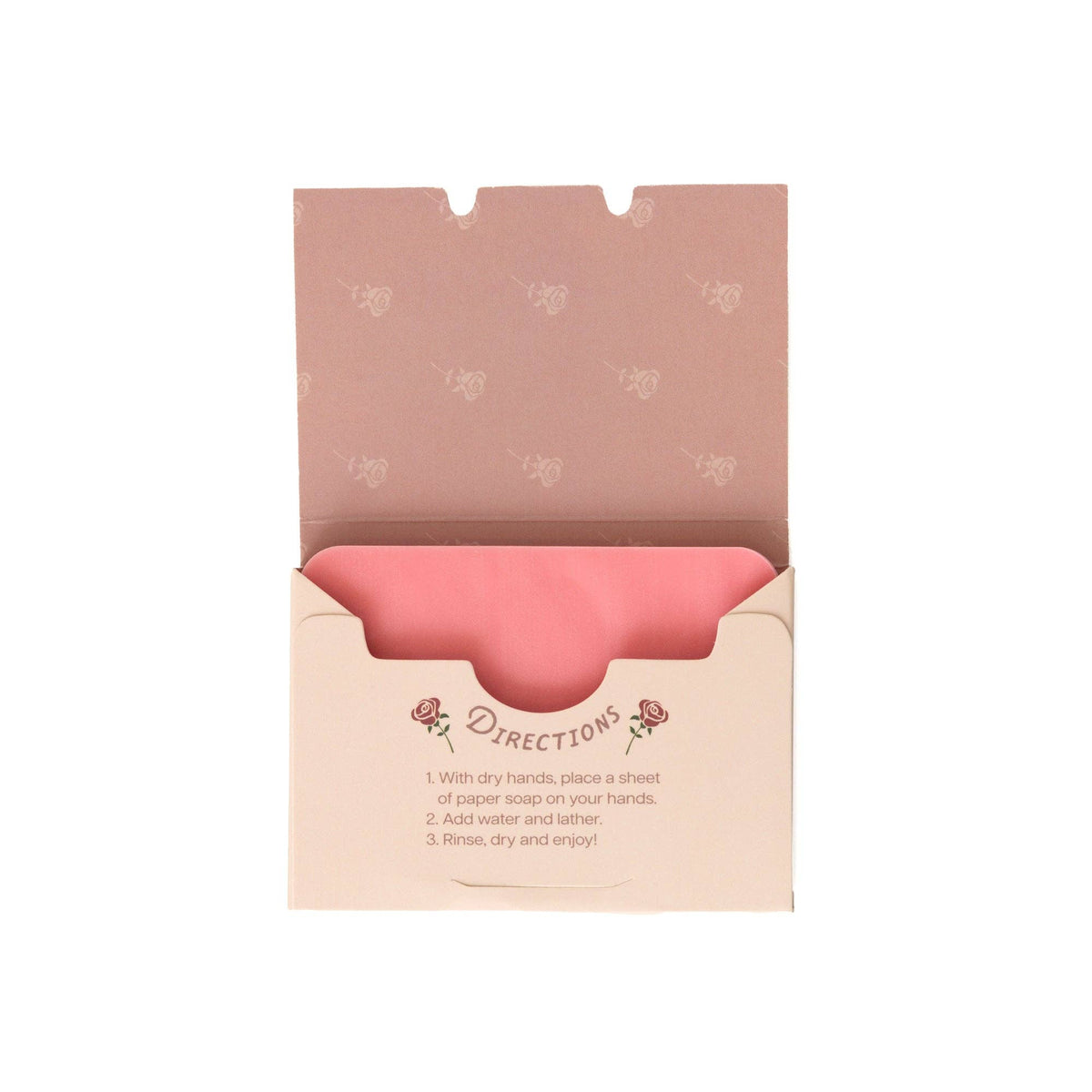 Rose Scented Paper Soap