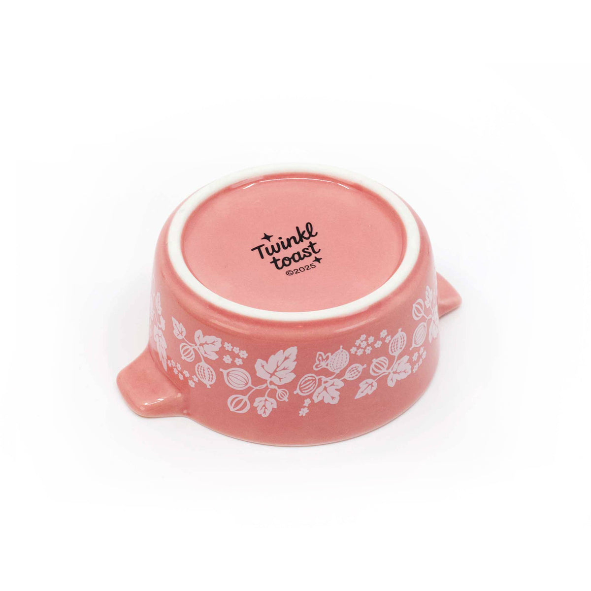 Pyrex-Inspired Gooseberry Casserole Ceramic Trinket Box