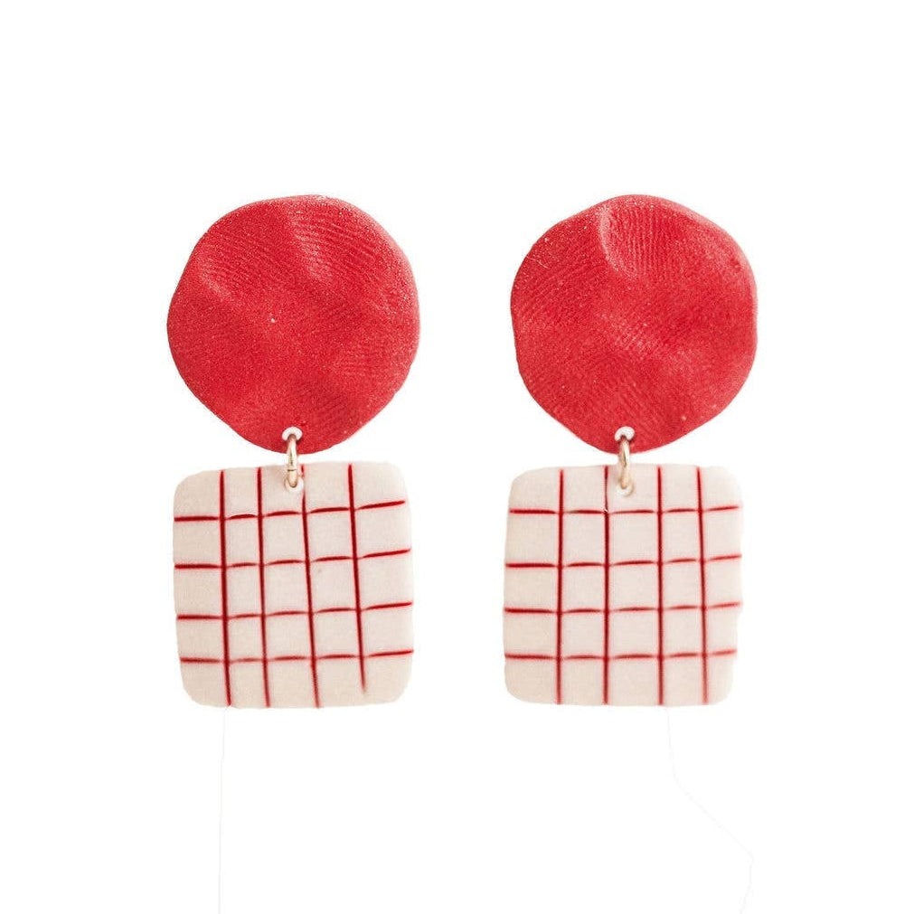 Lattice Poppy Earrings