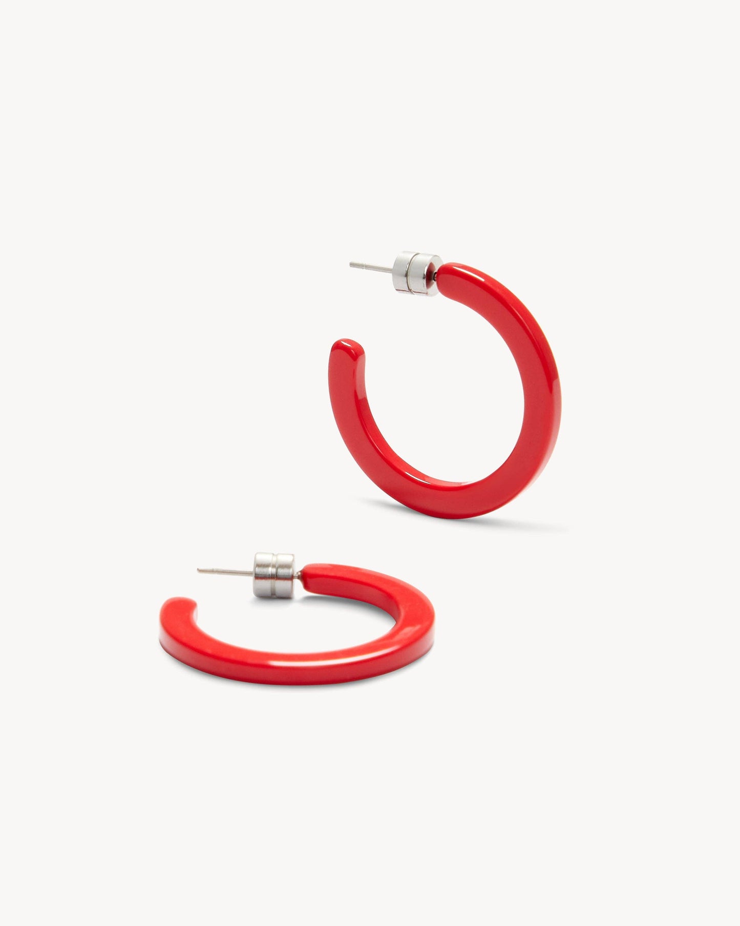 Ruby Mini Hoops Earrings
