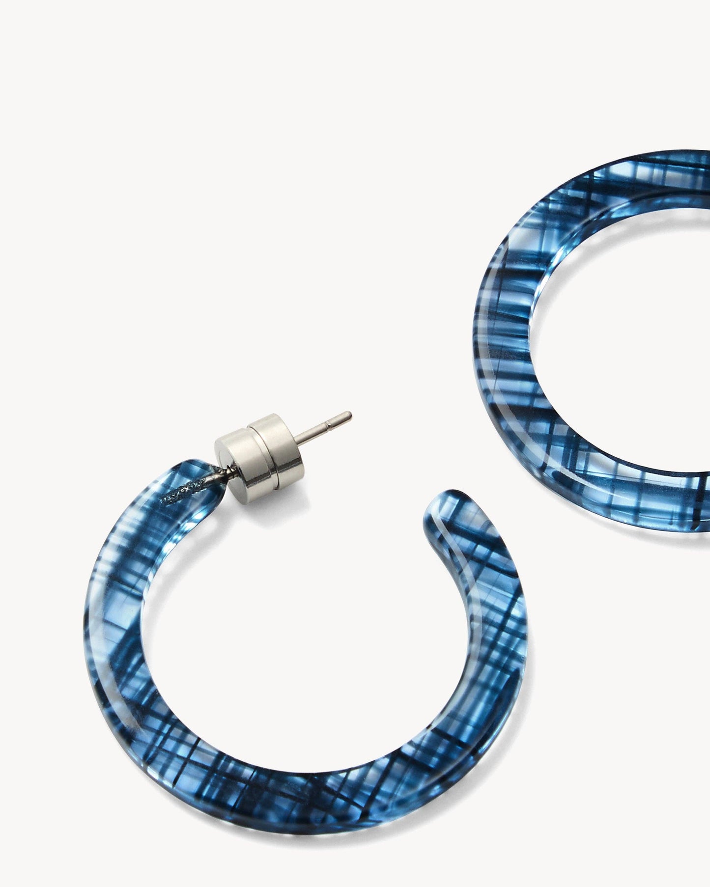 Chambray Mini Hoops Earrings