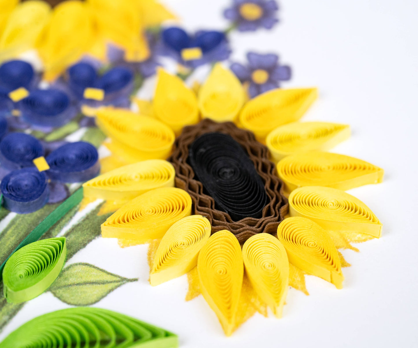 Quilled Sunflower Birthday Card