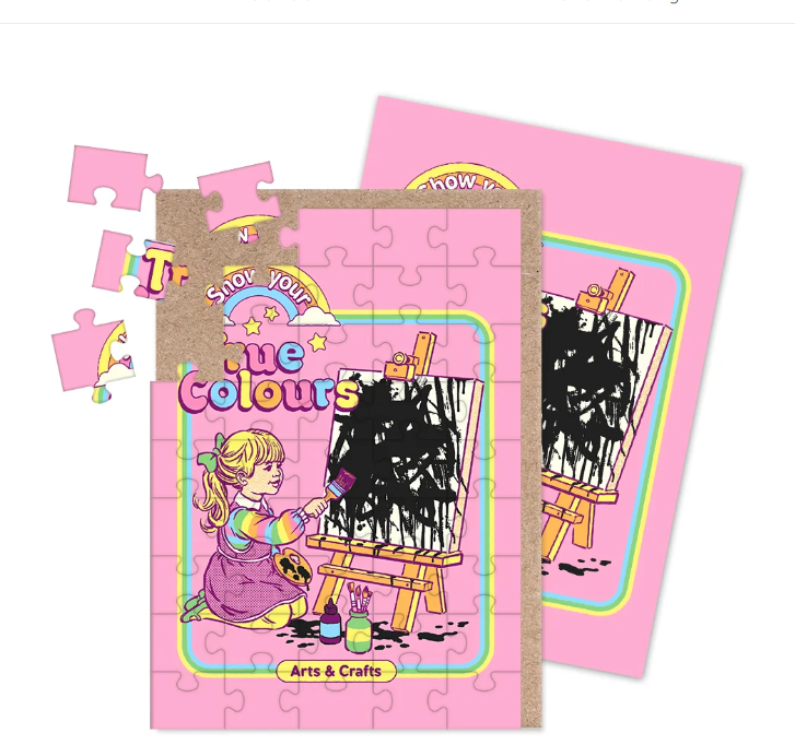 True-Colours Jigsaw Greeting Card (A6)